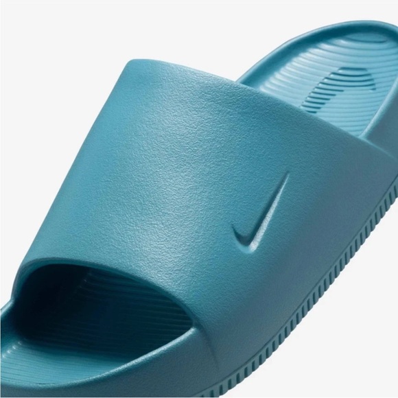 Nike Calm FD4116-005 Sandals Men\'s US 10 Blue Round Toe Slip On Slides RHS6829 main image 7